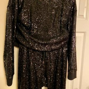 Ladies Two Piece Sequence Suit